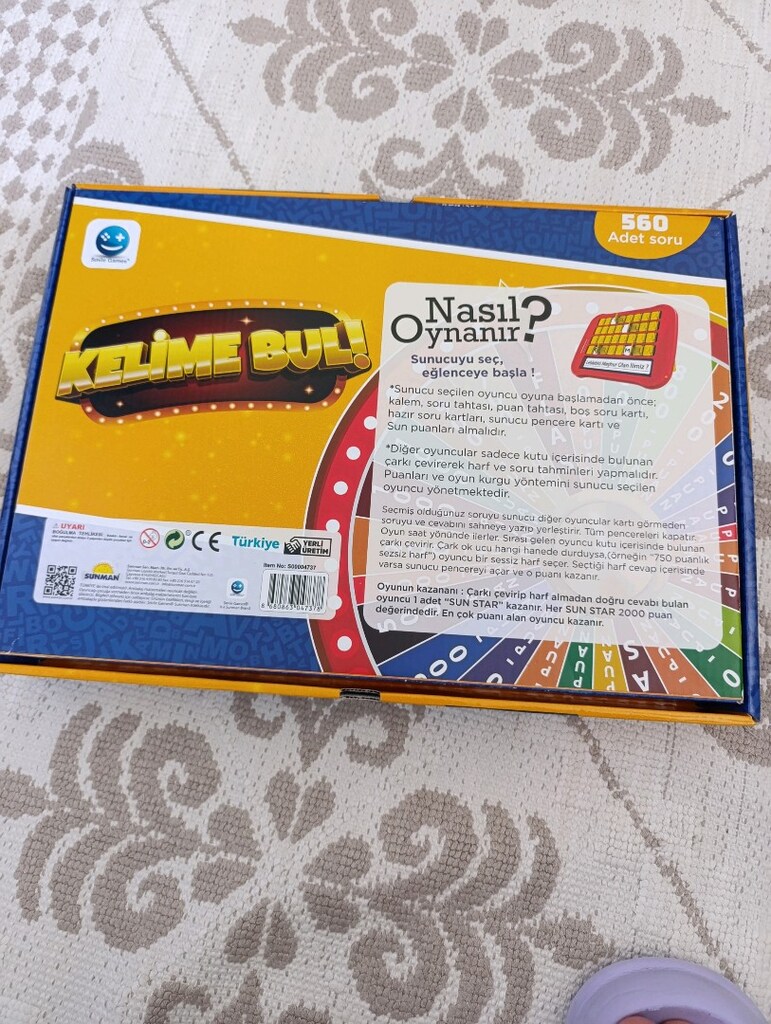 Çarkıfelek kutu oyunu - 2