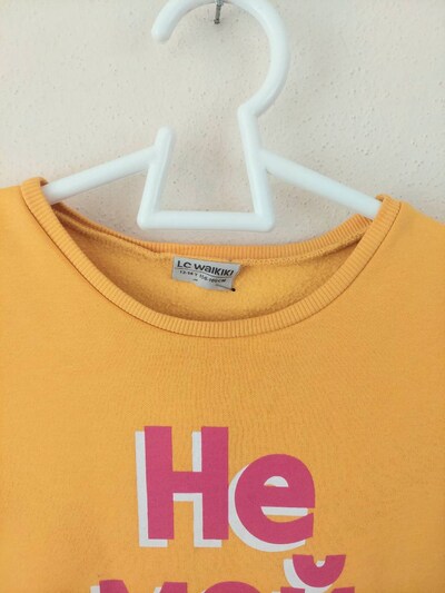 LCW erkek çocuk yazı baskılı Sweatshirt