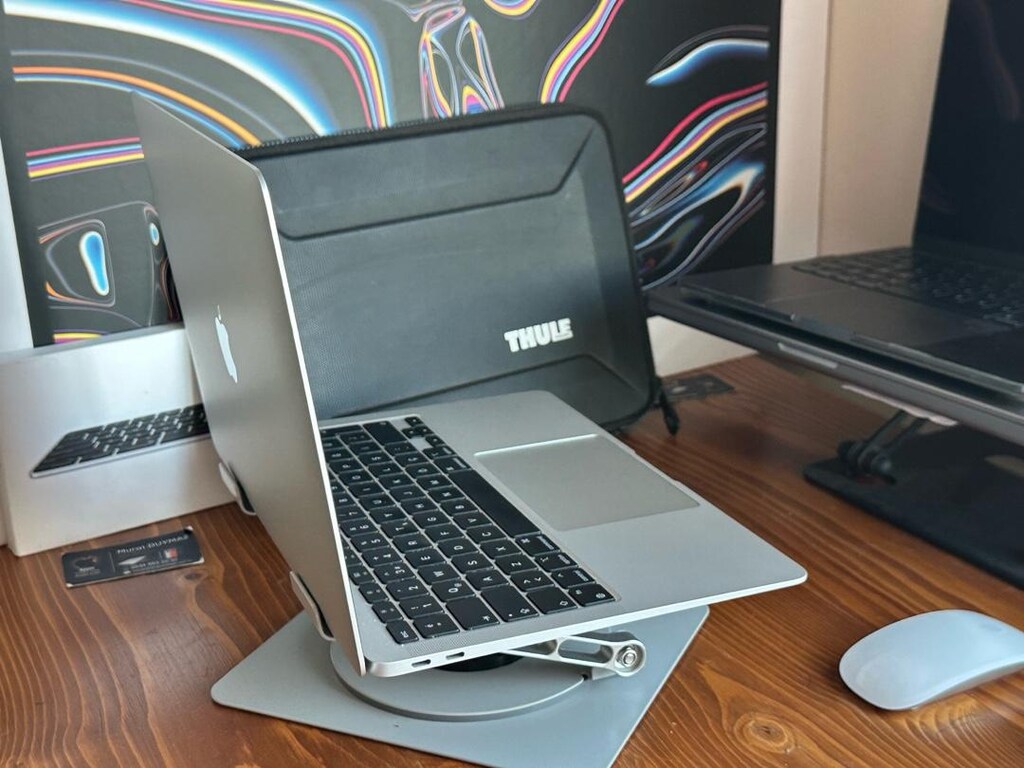 Macbook air M1 çipli özel üretim 256 gb ssd 16 gb ram silver renk - 6