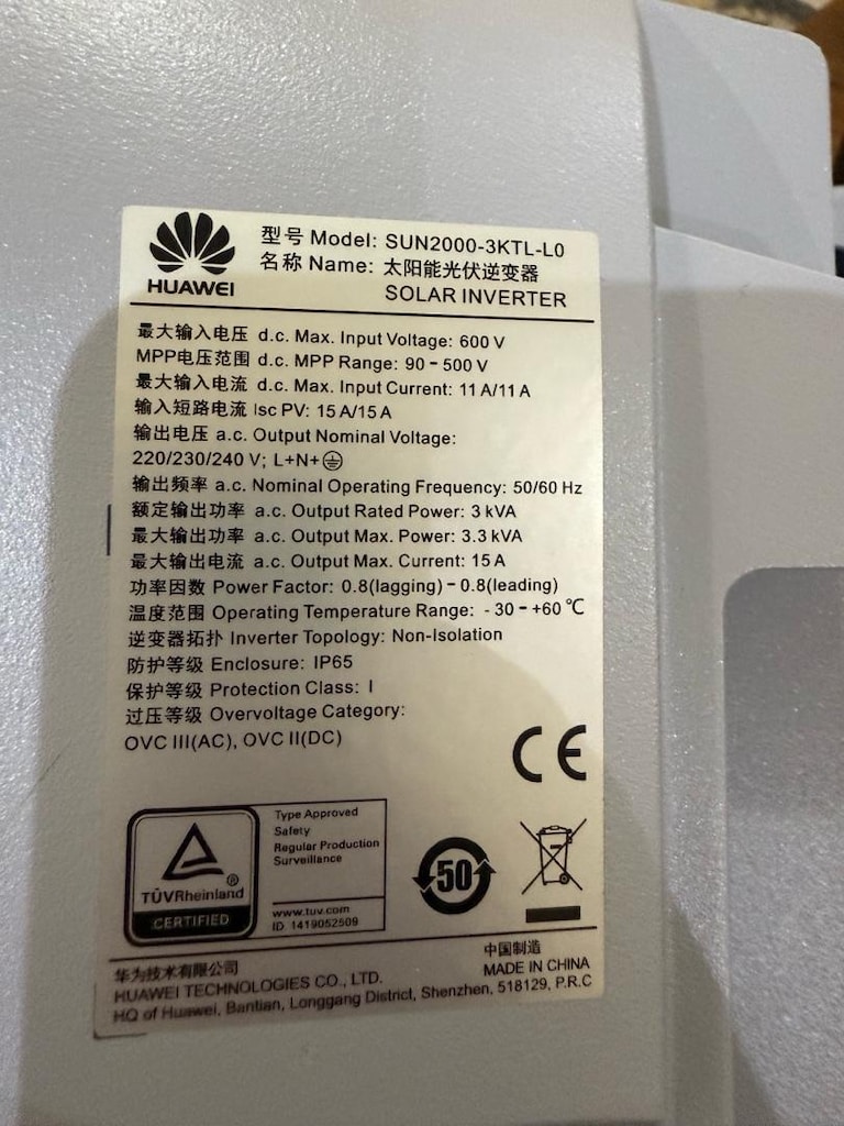 3 kw ınverter (SUN2000-3KTL-L0) huaweı - 4