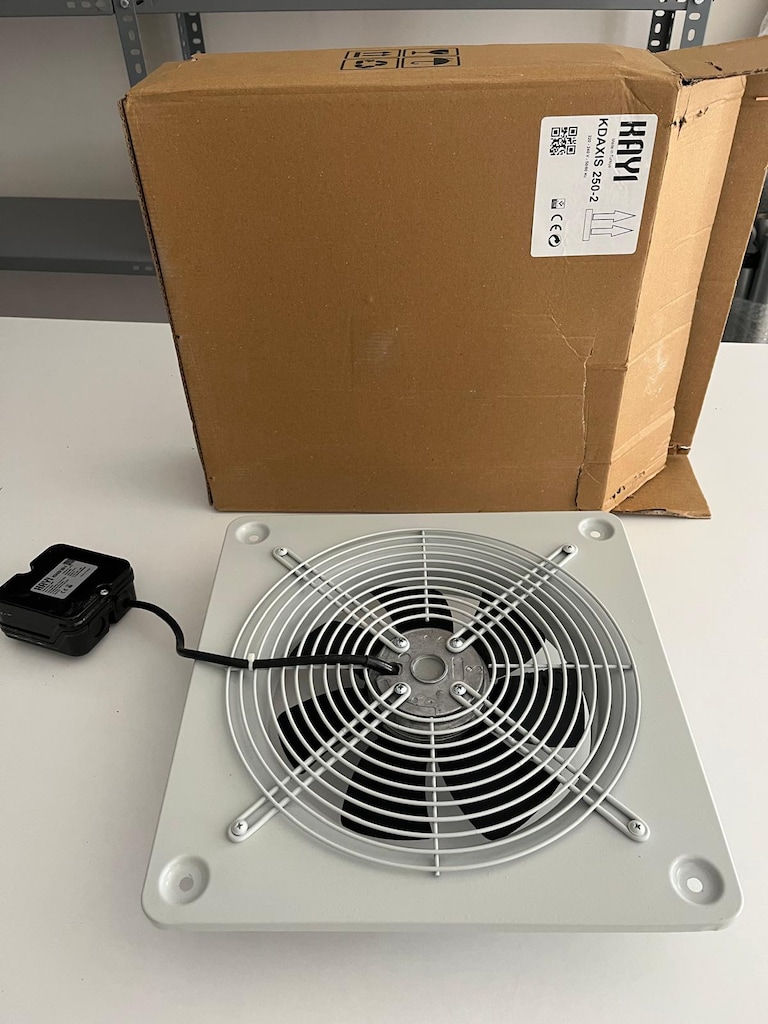 KAYITES KDAXİS AKSİYEL FANLAR ve KHA 2,5 Hz Hız Kontrol Anahtarı - 4