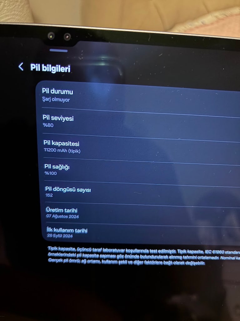 SAMSUNG GALAXY TAB S10 ULTRA 256 GB GRİ - 9