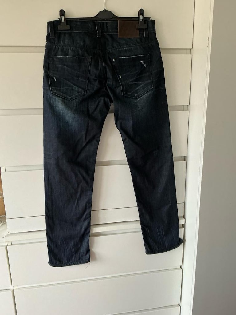 Mavi boy98/bel82Siyah Denim Pantolon - 8