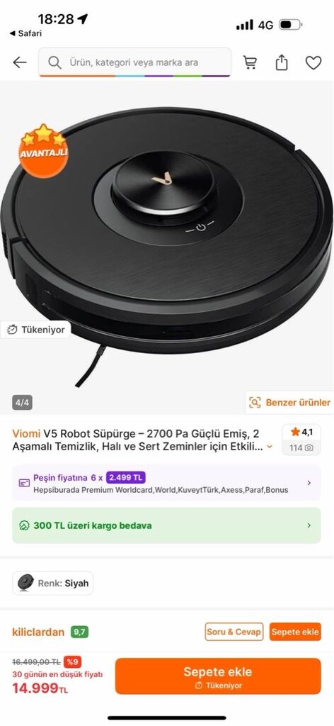 viomi v5 robot süpürge - 7