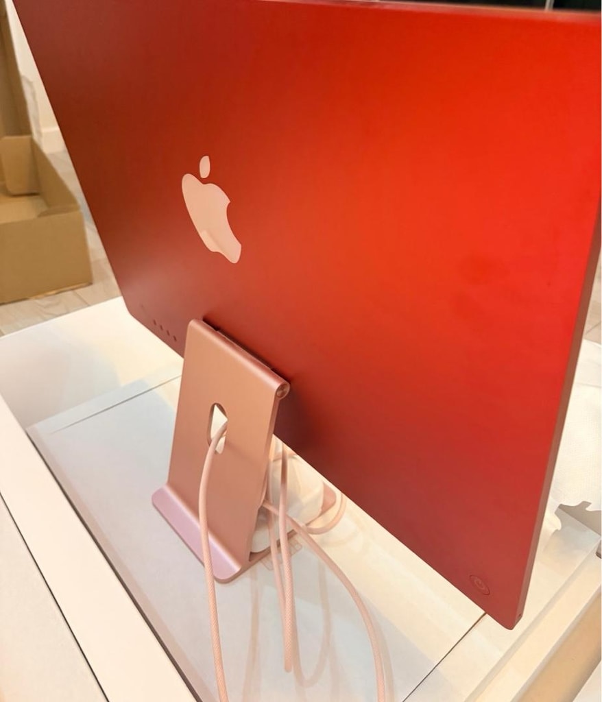 Apple iMac 24” M1 8GB 256GB Pembe – Kutulu, Tertemiz - 3