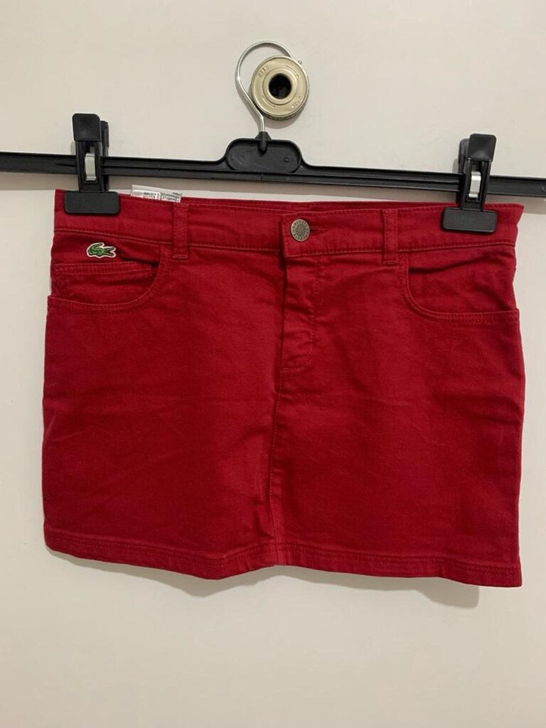 Orijinal Lacoste 12-13 yaş Mini kot Etek