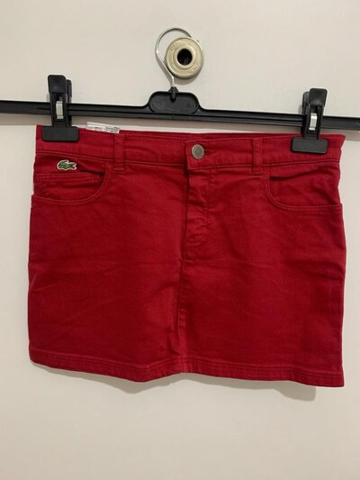 Orijinal Lacoste 12-13 yaş Mini kot Etek