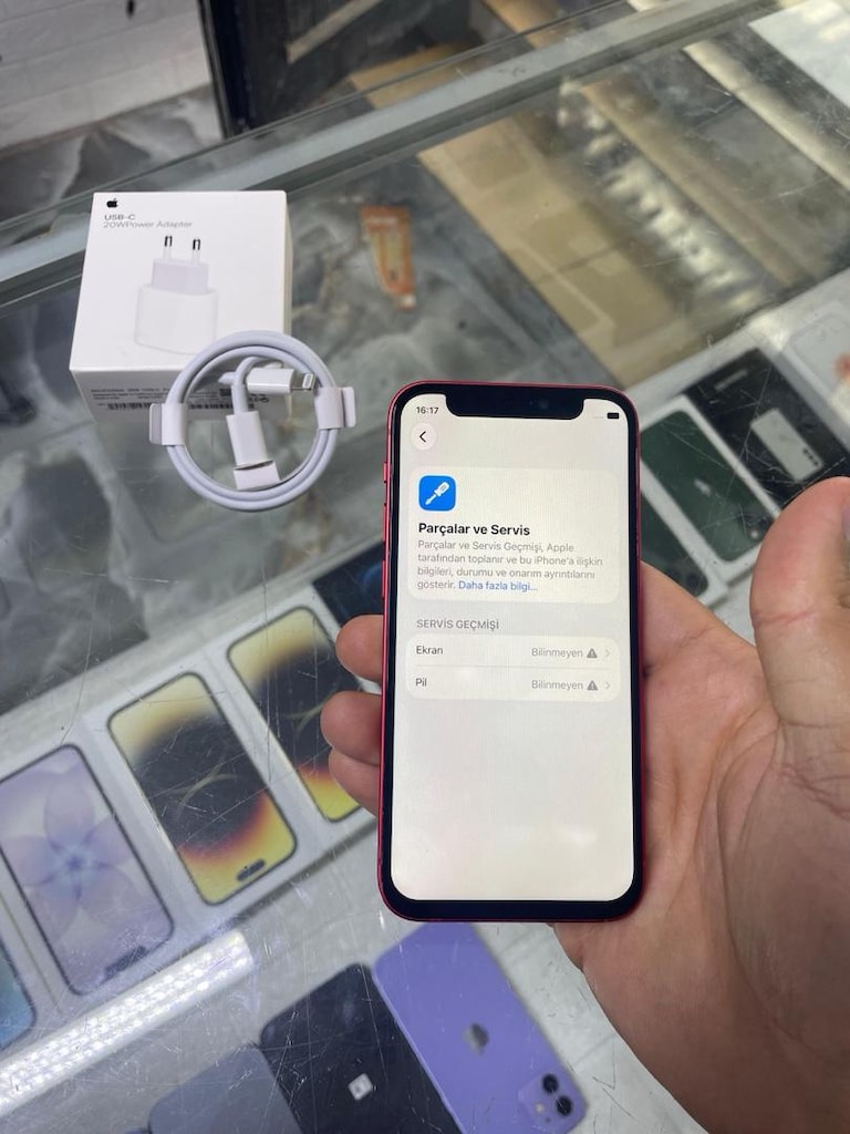 MÜHENDİSCELLDEN YURTİÇİ İPHONE 12 MİNİ KIRMIZI HATASIZ - 9
