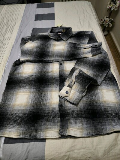 XXL LEVİS GRİ ODUNCU GÖMLEK!