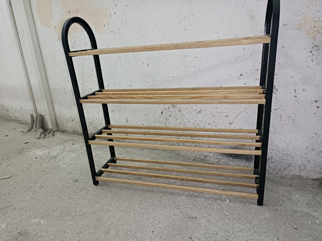 Plastik Ahşap Ayakkabılık - 2