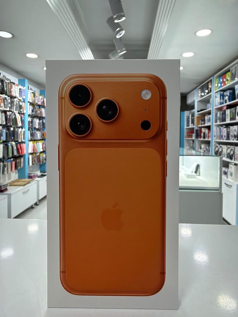 İPHONE 17 PRO 256GB TURUNCU PİL 100 19 AY GARANTİLİ KASA EKRAN 10/9 - 4