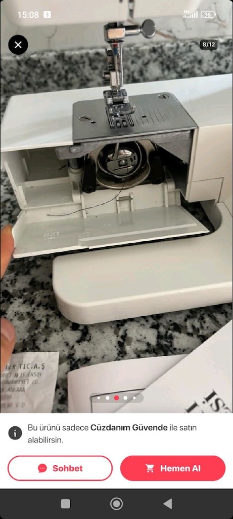 Singer dikiş makinası #dikiş makinesi - 7