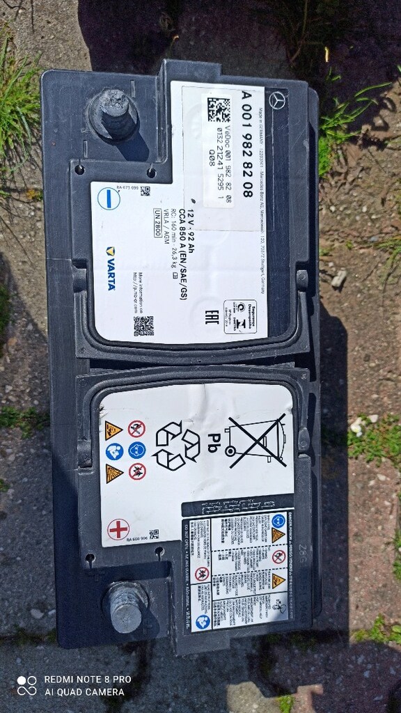 varta akü 12v 92Ah - 2