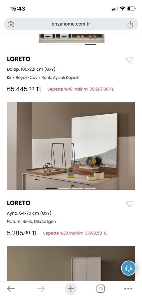ACİL EnzaHome Yatak Odası Takımı “Loreto” - 6