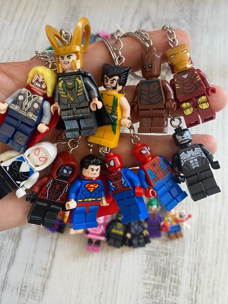 Lego loki ve bunny batman Anahtarlık - 14