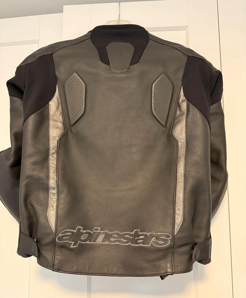 Alpinestars Faster Korumalı Deri Motosiklet Montu - Tertemiz - 4