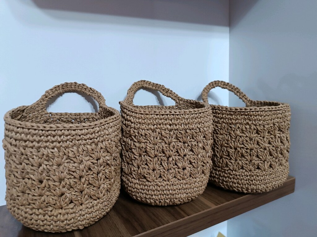 hasır mini sepet posetlik - 7