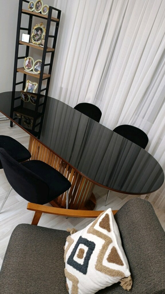 Bohem MDF konsol ve masa+4 sandalye - 2