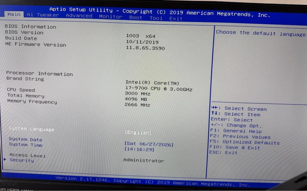 i7-9700 - Asus Prime H310M - 5