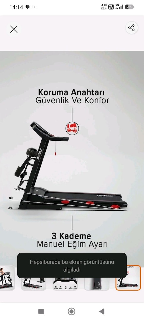 hiç kullanılmamış 8 aydır boşta bekleyen koşu bandı - 2