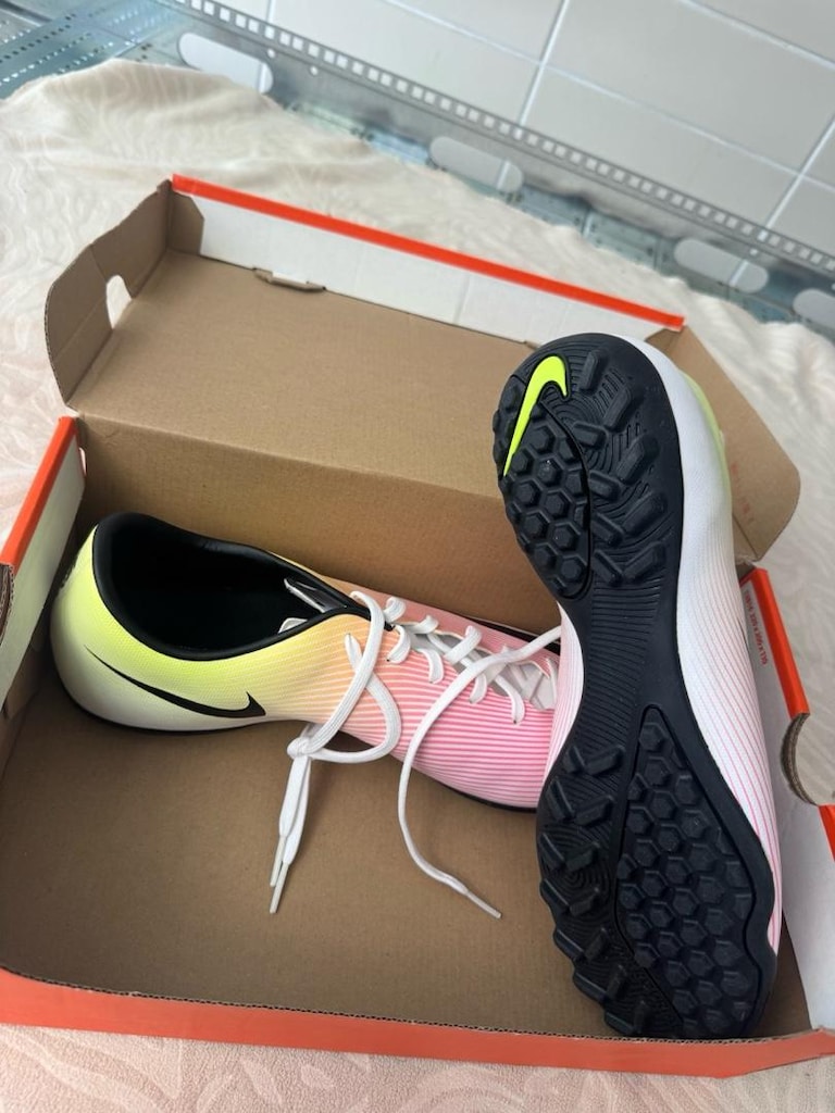 NIKE MERCURIAL VICTORY V TF (45 NUMARA / 29 CM) - SIFIR / KUTULU - 2