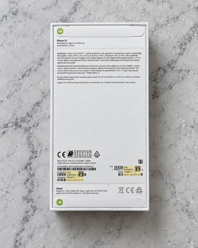iPhone 13 128GB Türkiye SIFIR KAPALI KUTU - 2