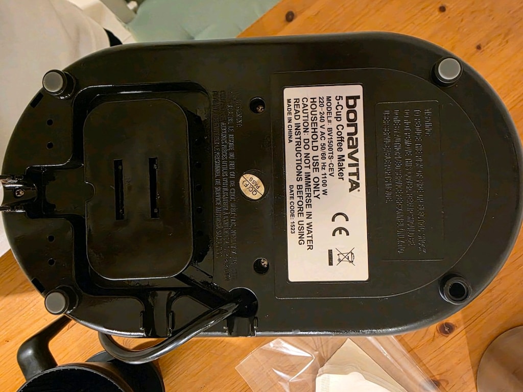 Bonavita BV1500TS 5-Fincan Termos Sürahili Filtre Kahve Makinesi - 3