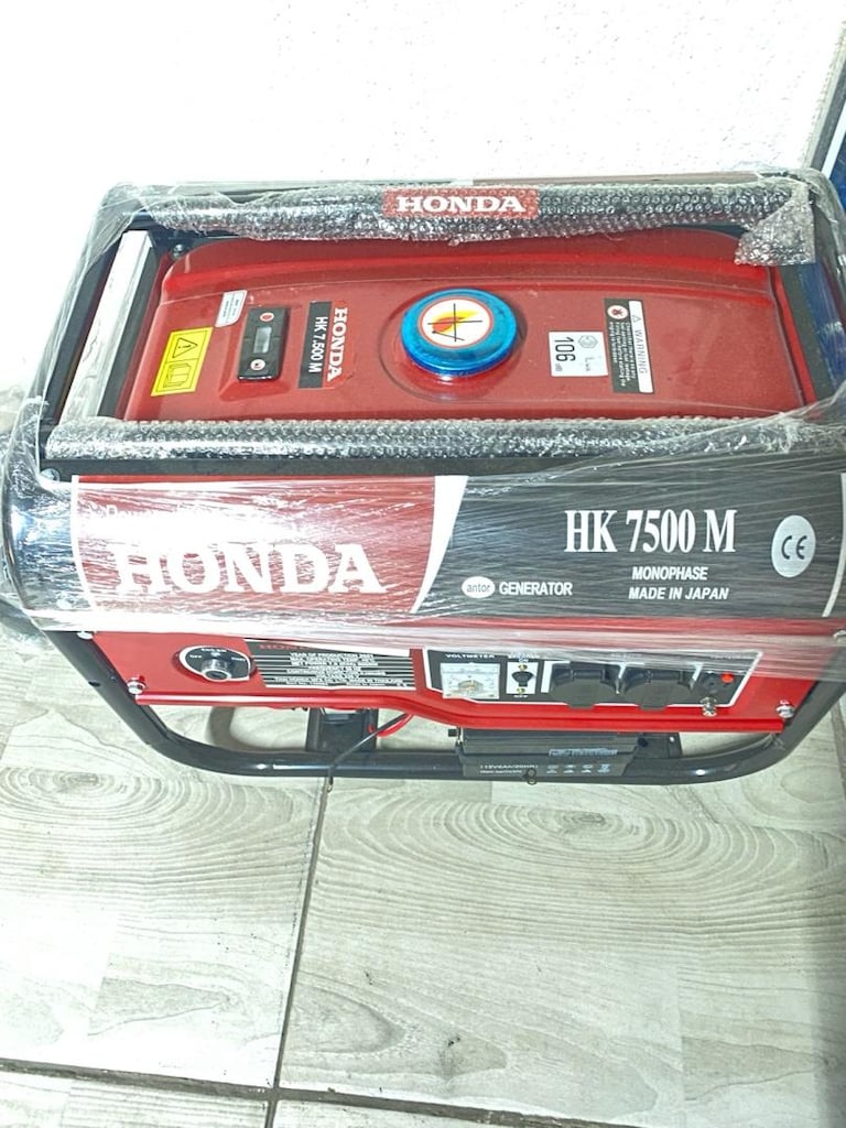 Temiz 2021 Honda HK 7.500 M Jeneratör – 7.5 kVA / 6000W Sorunsuz - 2