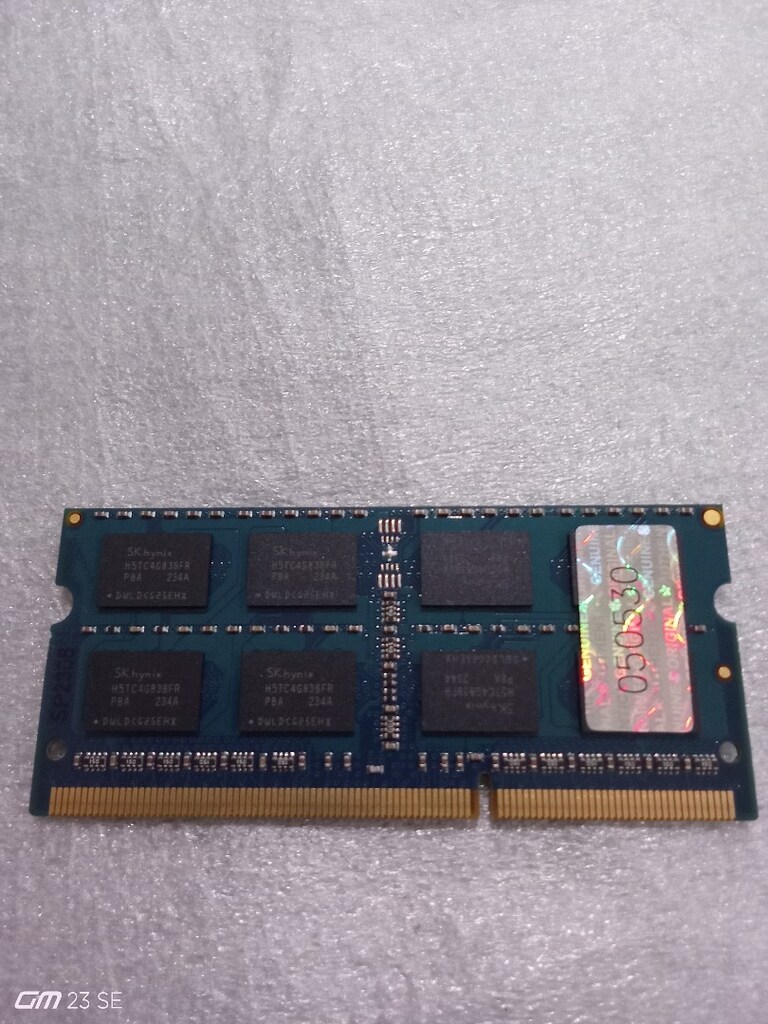 8 GB DDR3 1.600 MHz RAM notebook - 3