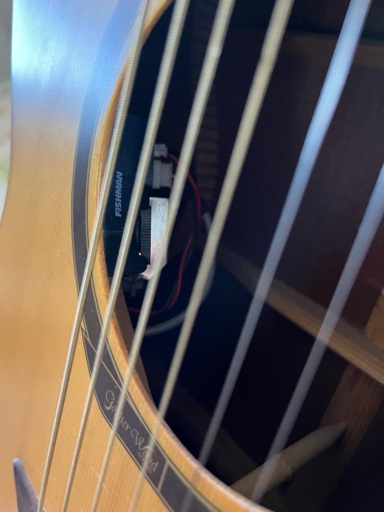 Gopher Wood Elektro Akustik Gitar | Fishman Manyetik | Kılıflı | Temiz - 4