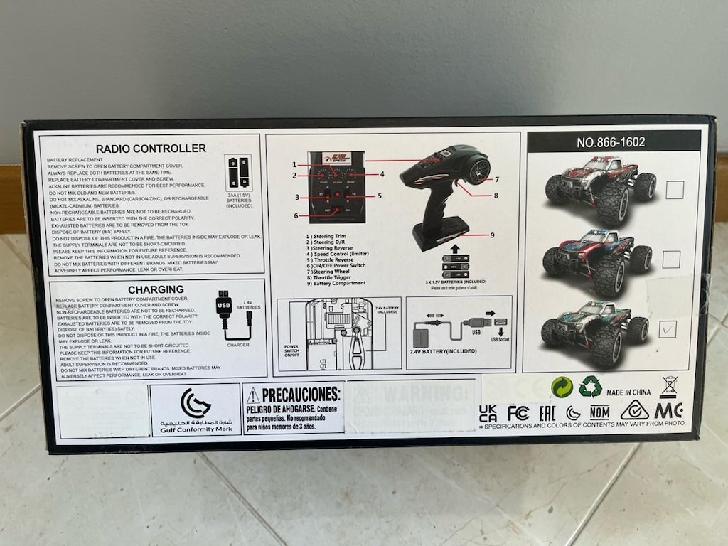 GEPETTOYS 866-1602 KUMANDALI BRUSLESS ARABA 4x4 70 km hız yapıyor - 4