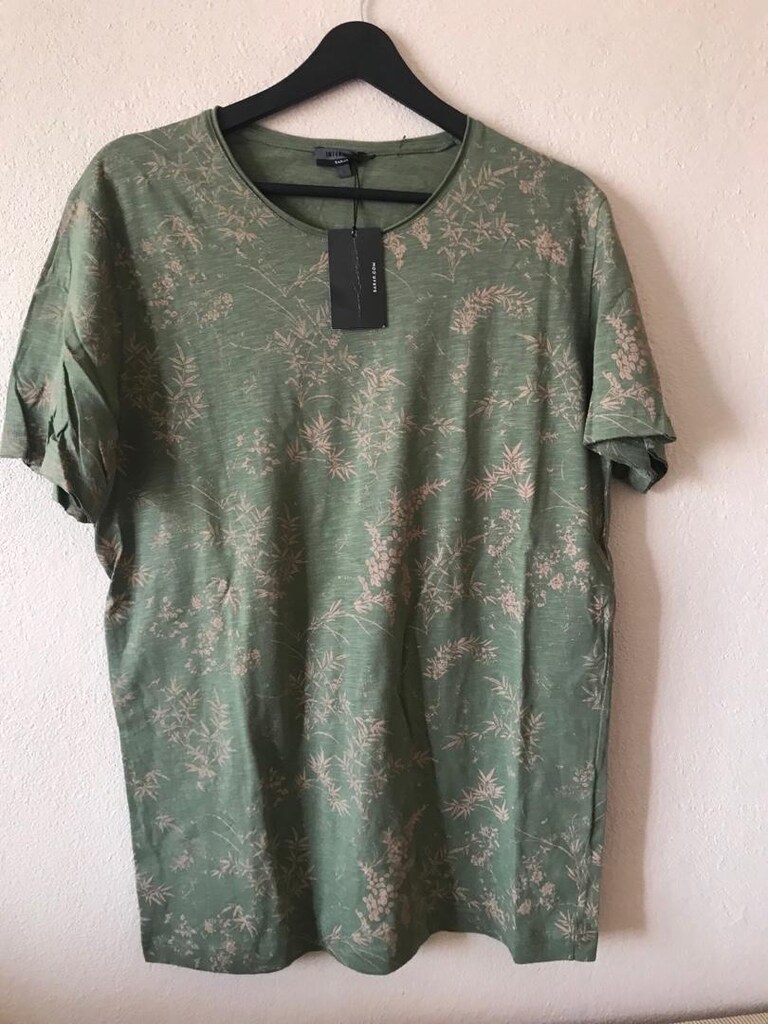 sarar t shirt yeşil m çiçekli