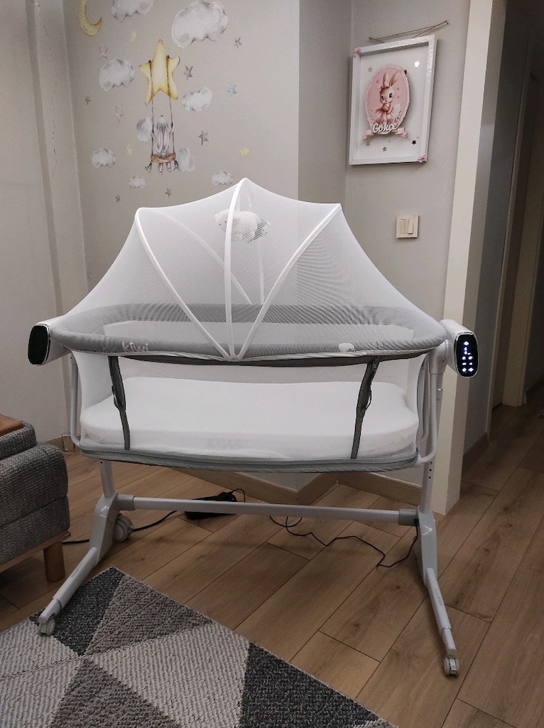 Kiwi Cozy Premium 3in1 Ağlamaya Duyarlı, Otomatik Sallanır, Anne Yanı - 6