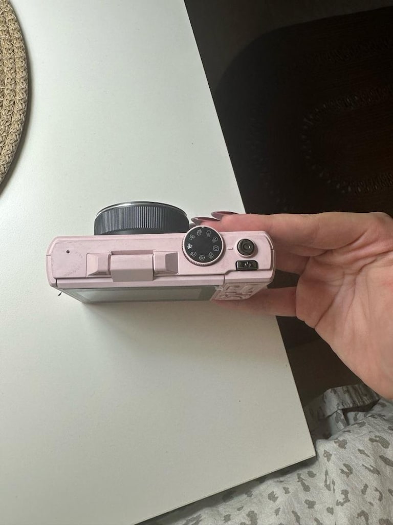 Retro pembe kamera - 3
