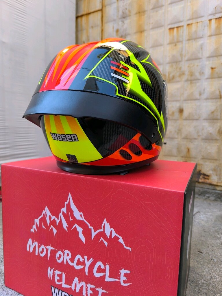 Kask WOSEN Çene Açılır Güneş Vizörlü Sıfır Hiç Kullanılmadı Beden L - 7