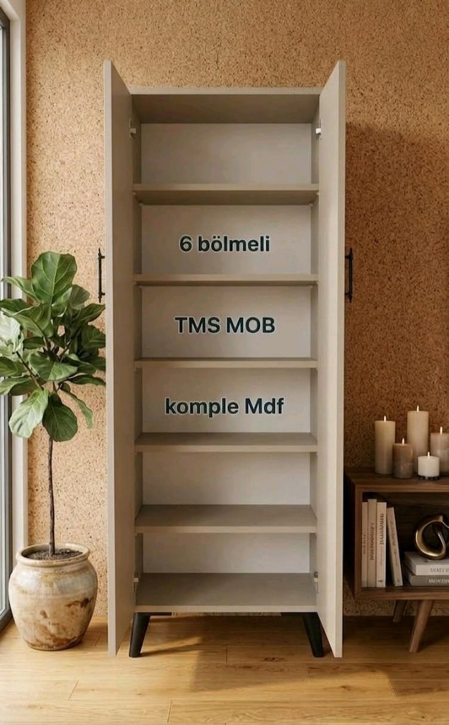 Erzak dolabı Ayakkabı dolabı Kiler Dolabı çok amaçlı dolap - 2