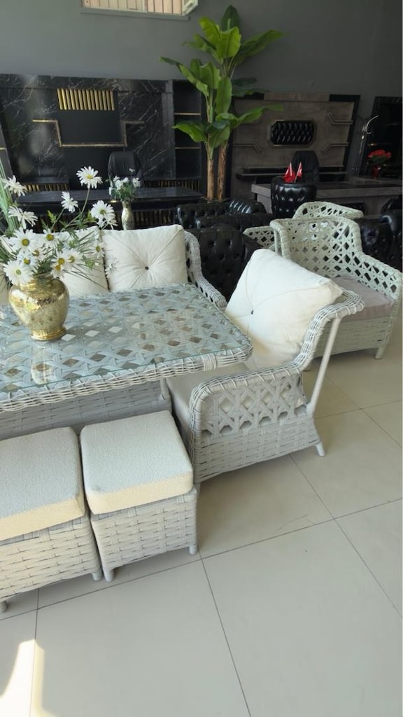 Rattan bahçe balkon takımı - 4