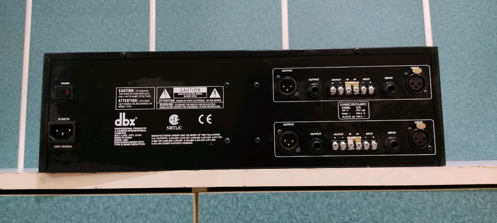 dbx ekolayzer çift kanal - 2