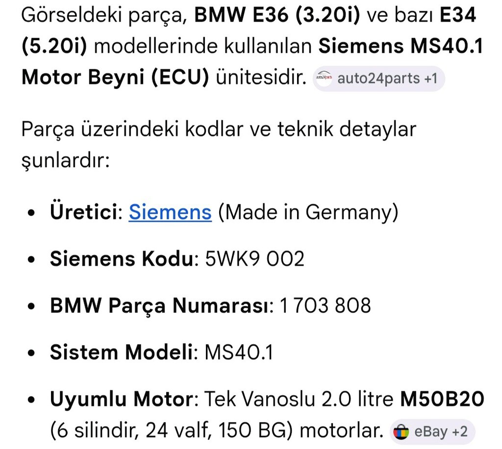 BMW motor beyni - 2