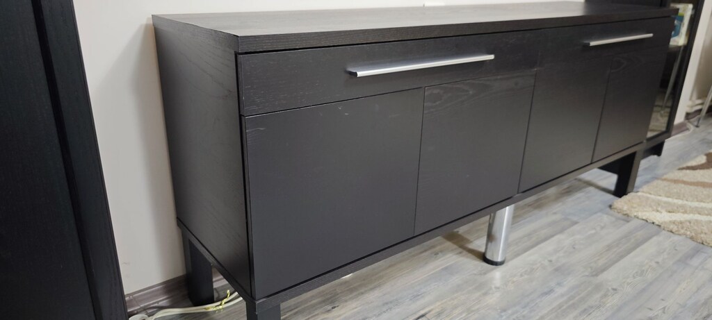 IKEA 158x40x68 Siyah konsol İzmir içi elden teslim - 9