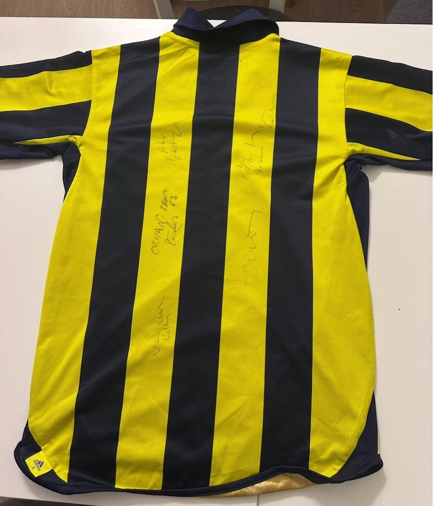 Fenerbahçe ıslak imzalı 100. yıl özel seri Kezman maç forması - 4