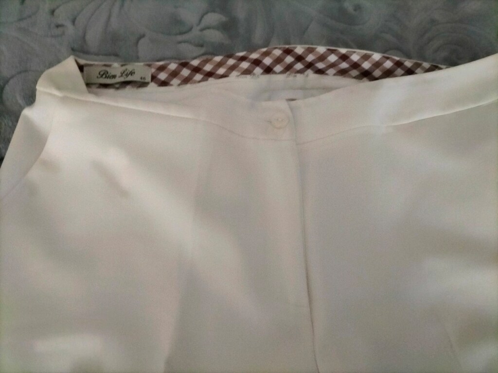 kaliteli kumaş pantolan ekru renk - 6