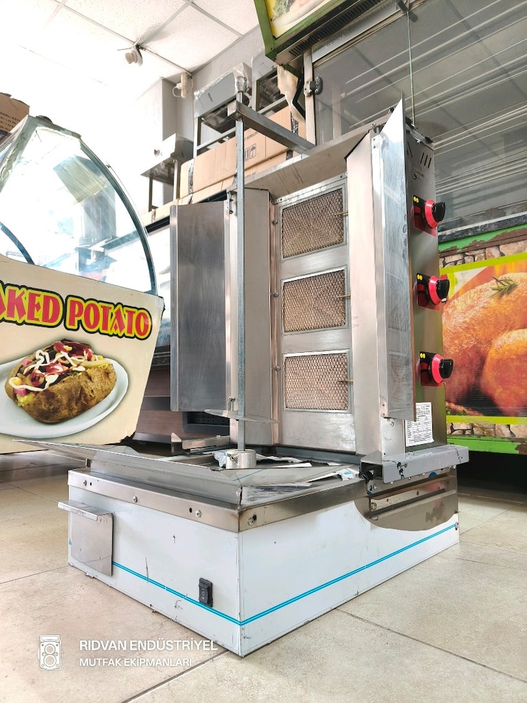 alttan motorlu döner ocağı tüplü döner ocağı motorlu döner makinası - 13