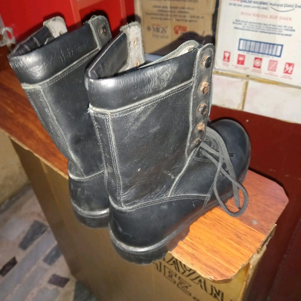 ERKEK DERİ BOT 41 NUMARA - 8