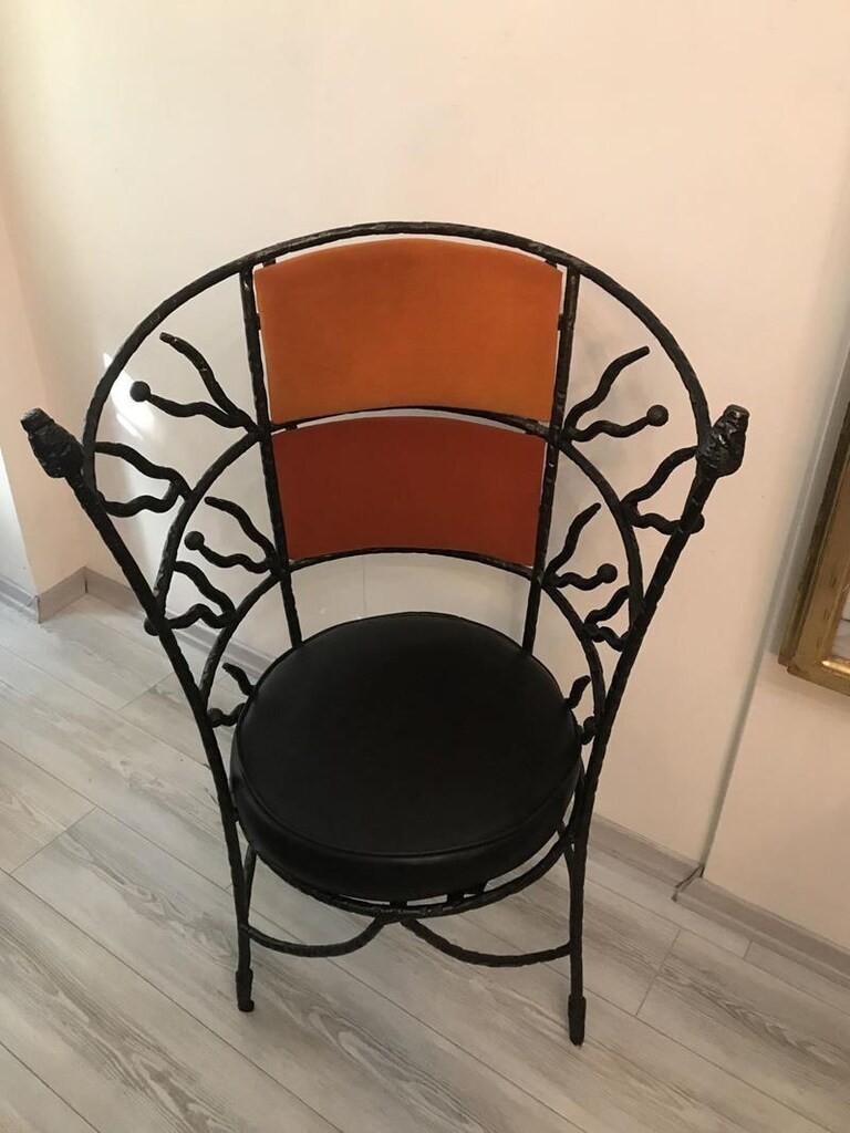 Özel Tasarım Ferforje Koltuk Sandalye - 6