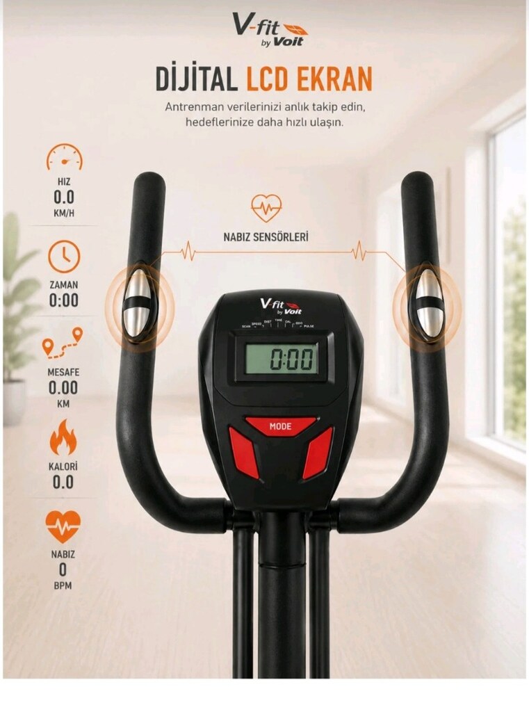 Manyetik eliptik bisiklet V-fit by Voit - 6