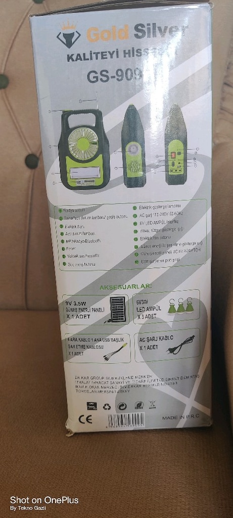 Taşınabilir Güneş Enerjili Aydınlatma Sistemi – Solar Panel - 2
