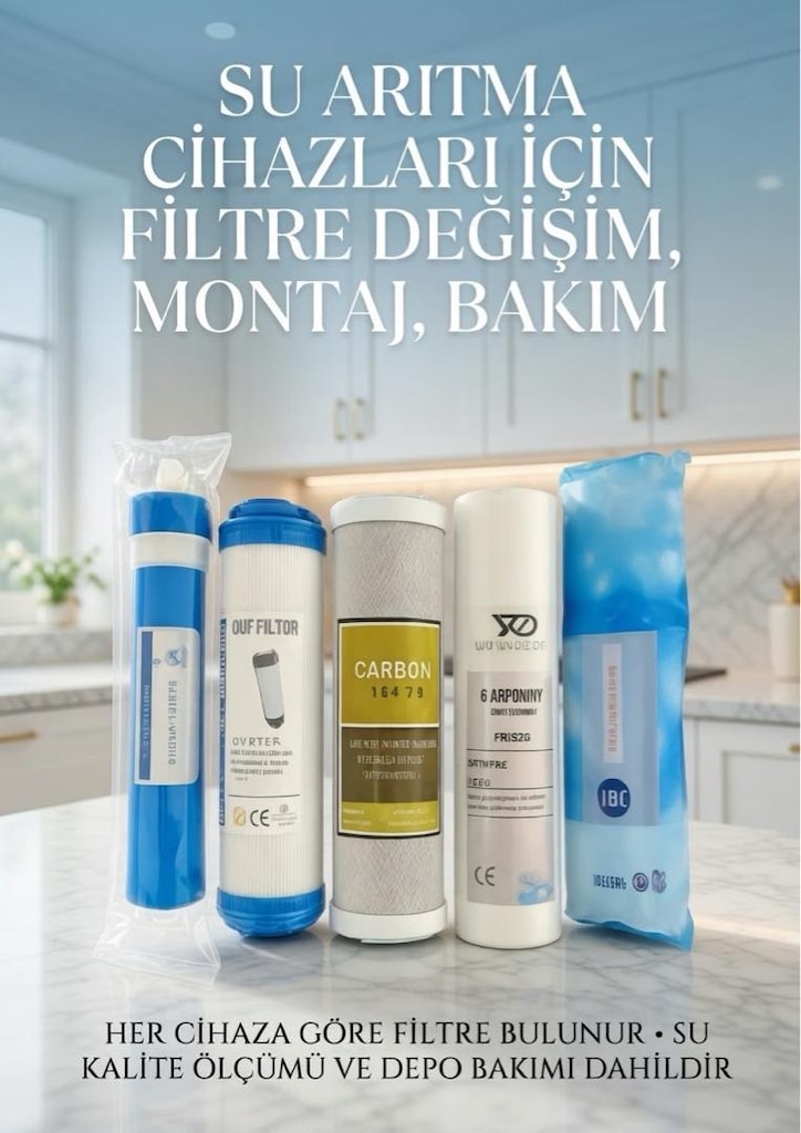 SU ARITMA CİHAZLARI FİLTRE DEĞİŞİMİ KAMPANYASI- MONTAJ DAHİL 1.700 TL. - 16