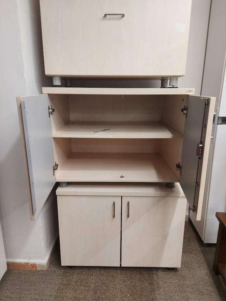 KLAS OFİS ÜSKÜDAR 80x60x60 AKÇAAĞAÇ RENK 2 KAPAKLI YAZICI DOLABI - 4