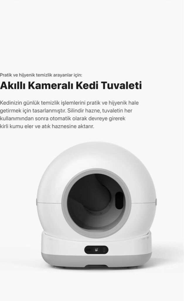 xenon otomatik kameralı kedi tuvaleti - 4